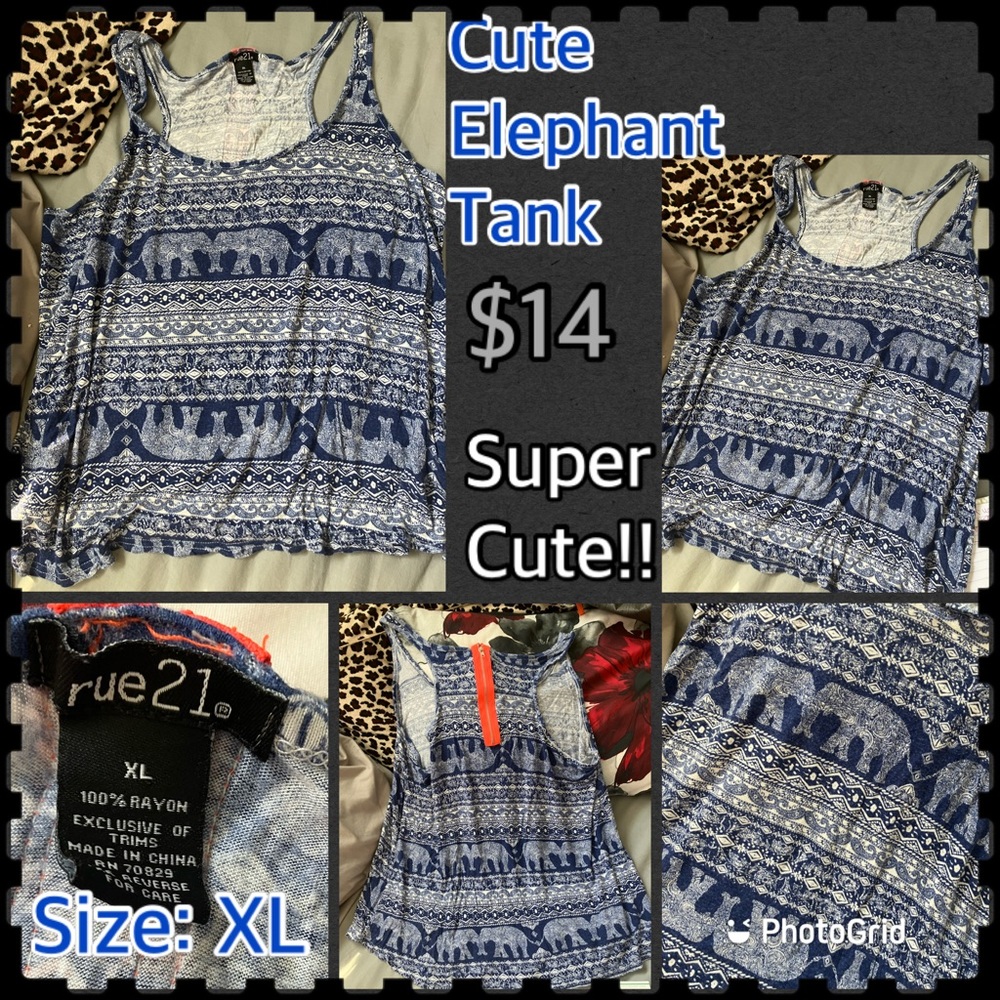 Cute Elephant Tank